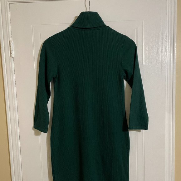 Urban Outfitters Ribbed Green Sweater Dress - Picture 3 of 5